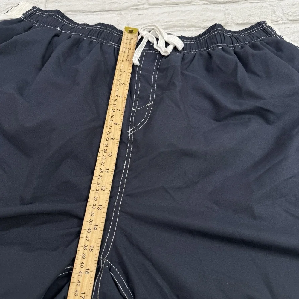 Men's U.S. Apparel Swim‎ Shorts Board Shorts Navy Blue/White 